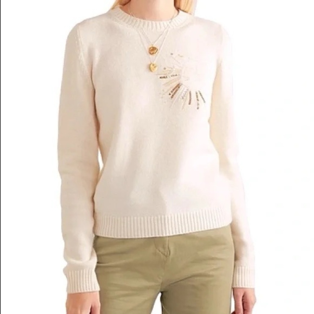 Le Lion Wool Zodiac Sweater Size Medium